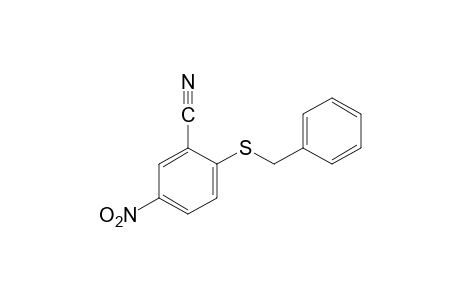 2-Benzylthio-5-nitrobenzonitrile