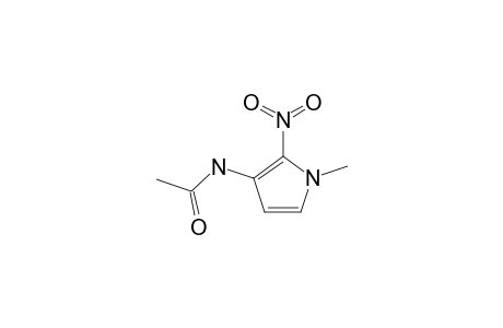 N-(1-methyl-2-nitropyrrol-3-yl)acetamide