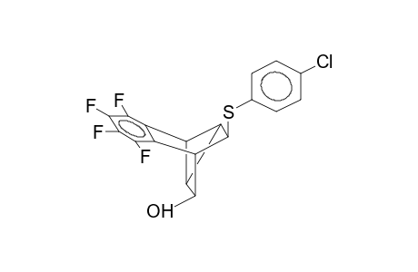 6-ENDO-HYDROXY-8-ENDO-(PARA-CHLOROPHENYL)THIO-3,4-TETRAFLUOROBENZOTRICYCLO[3.2.1.0(2,7)]OCTENE