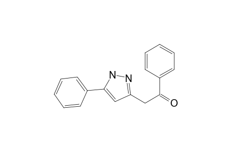 1-Phenyl-2-(3-phenyl-1H-pyrazol-5-yl)ethanone