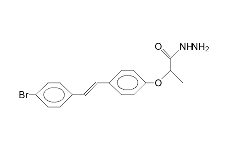 E-4-Bromo-4'-(1-[hydrazinocarbonyl]-ethoxy)-stilbene