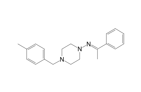 1-piperazinamine, 4-[(4-methylphenyl)methyl]-N-[(E)-1-phenylethylidene]-