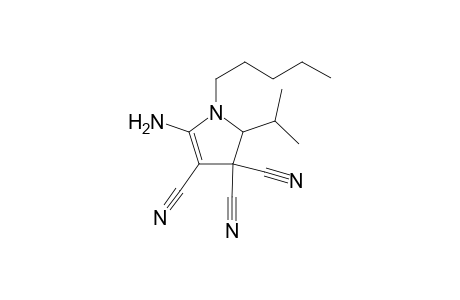 1-n-pentyl-2-isopropyl-3,3,4-tricyano-5-amino-1,2-dihydropyrrole