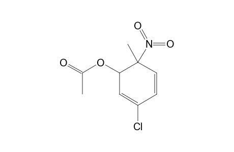 3-CHLORO-6-METHYL-6-NITRO-2,4-CYCLOHEXADIEN-1-OL, ACETATE