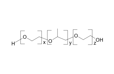 Terpolymer poly(ethylene glycol)-block-poly(propylene glycol)-block-poly(ethylene glycol)