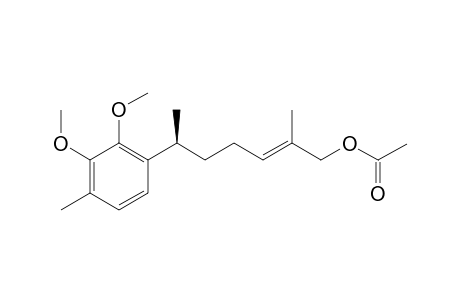 (S,E)-6-(2,3-Dimethoxy-4-methylphenyl)-2-methylhept-2-en-1-yl acetate