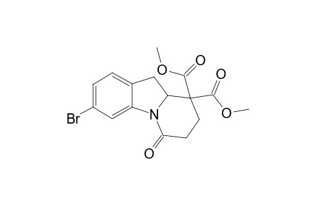 Dimethyl 3-bromo-6-oxo-7,8,9a,10-tetrahydropyrido[1,2-a]indole-9,9(6H)-dicarboxylate