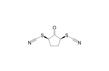 cis-2,5-Dithiocyanatocyclopentanone