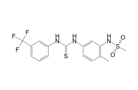 3-methanesulfonamido-4-methylthio-3'-(trifluoromethyl)carbanilide