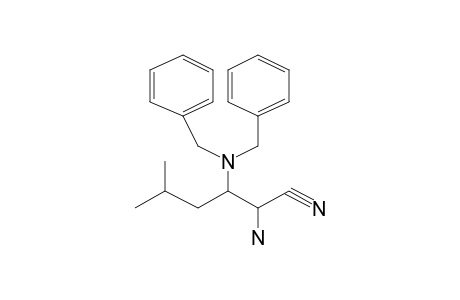 Hexanenitrile, 2-amino-3-(dibenzylamino)-5-methyl-