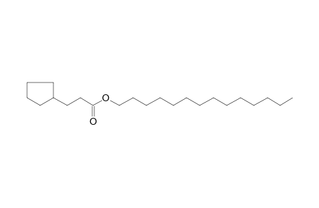 3-Cyclopentylpropionic acid, tetradecyl ester