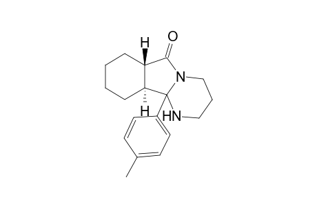 trans-10b-(p-tolyl)-1,2,3,4,6a,7,8,9,10,10a-decahydropyrimido[2,1-a]isoindol-6-one