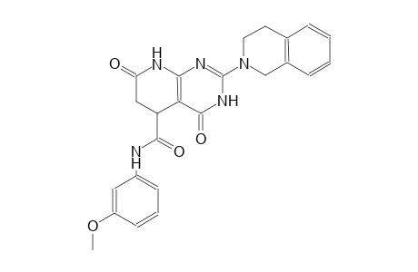 pyrido[2,3-d]pyrimidine-5-carboxamide, 2-(3,4-dihydro-2(1H)-isoquinolinyl)-3,4,5,6,7,8-hexahydro-N-(3-methoxyphenyl)-4,7-dioxo-