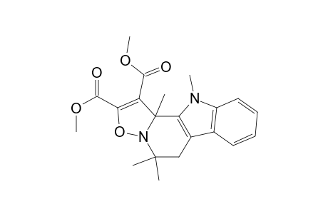 Dimethyl-5,5,11,11b-tetramethyl-5,6,11,11b-tetrahydroisoxazolo[2',3':1,2]pyrido[3,4-b]indole-1,2-dicarboxylate