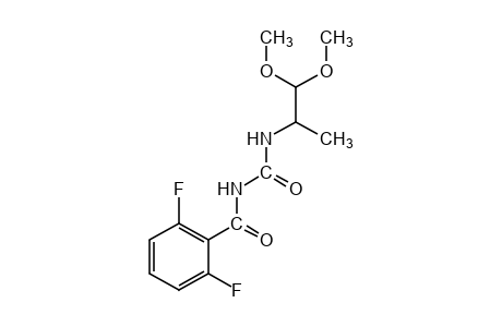 2-[3-(2,6-difluorobenzoyl)ureido]propionaldehyde. dimethyl acetal