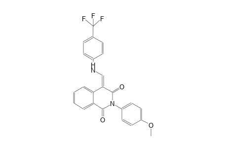 1,3(2H,4H)-isoquinolinedione, 2-(4-methoxyphenyl)-4-[[[4-(trifluoromethyl)phenyl]amino]methylene]-, (4E)-