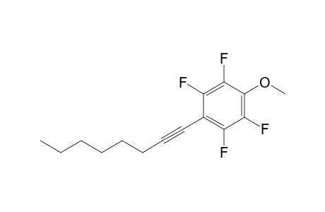 1-(4-Methoxy-2,3,5,6-tetrafluorophenyl)-1-octyne