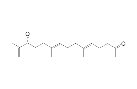 (5-E,9-E)-13-HYDROXY-6,10,14-TRIMETHYLPENTADECA-5,9,14-TRIEN-2-ONE