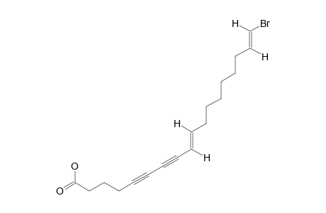 18-BROMO-(9E,17E)-OCTADECA-9,17-DIENE-5,7-DIYNOIC-ACID