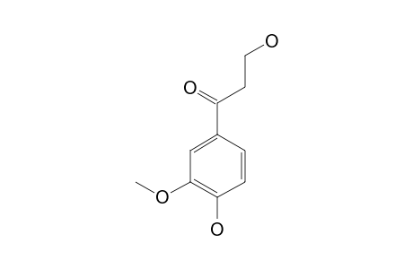 3-hydroxy-1-(4-hydroxy-3-methoxy-phenyl)propan-1-one