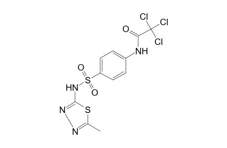 4'-[(5-methyl-1,3,4-thiadiazol-2-yl)sulfamoyl]-2,2,2-trichloroacetanilide