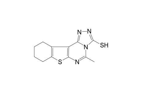 5-Methyl-8,9,10,11-tetrahydro[1]benzothieno[3,2-e][1,2,4]triazolo[4,3-c]pyrimidine-3-thiol