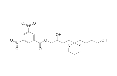 3,5-Dinitrobenzoic acid[2-hydroxy-4-[2-(4-hydroxybutyl)-1,3-dithian-2-yl]butyl]ester