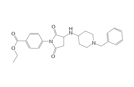 Ethyl 4-{3-[(1-benzyl-4-piperidinyl)amino]-2,5-dioxo-1-pyrrolidinyl}benzoate