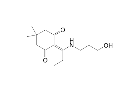 2-{1-[(3-hydroxypropyl)amino]propylidene}-5,5-dimethyl-1,3-cyclohexanedione