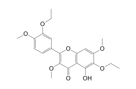 3',6-O-Diethyl-3,7,4'-O-trimethylquercetagetin