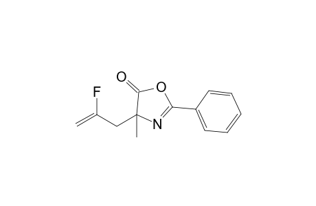 4-(2-Fluoroprop-2-enyl)-4-methyl-2-phenyloxazol-5(4H)-one