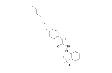 4-(p-HEPTYLPHENYL)-1-(alpha,alpha,alpha-TRIFLUORO-o-TOLYL)SEMICARBAZIDE