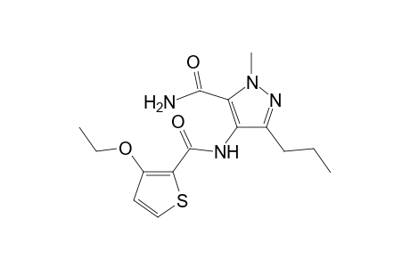 4-[(3-ethoxythiophene-2-carbonyl)amino]-2-methyl-5-propylpyrazole-3-carboxamide