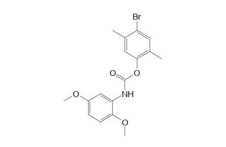 2,5-dimethoxycarbanilic acid, 4-bromo-2,5-xylyl ester