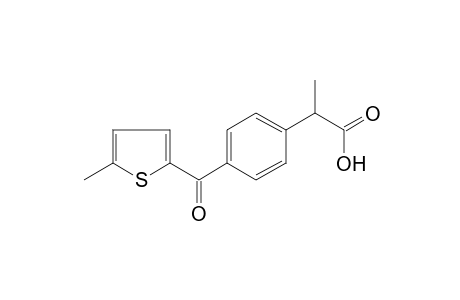 p-(5-methyl-2-thenoyl)hydratropic acid