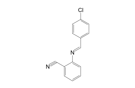 N-(p-chlorobenzylidene)anthranilonitrile