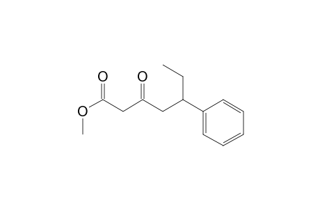 Methyl 3-oxo-5-phenylheptanoate