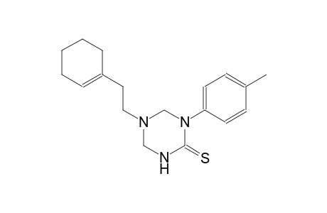 5-[2-(1-cyclohexen-1-yl)ethyl]-1-(4-methylphenyl)tetrahydro-1,3,5-triazine-2(1H)-thione