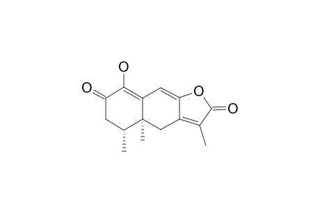 1-HYDROXY-2-OXO-(14-ALPHA,15-ALPHA)-EREMOPHIL-1(10),7(11),8(9)-TRIEN-12,8-OLIDE