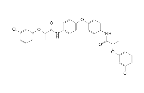 2-(3-chlorophenoxy)-N-[4-(4-{[2-(3-chlorophenoxy)propanoyl]amino}phenoxy)phenyl]propanamide