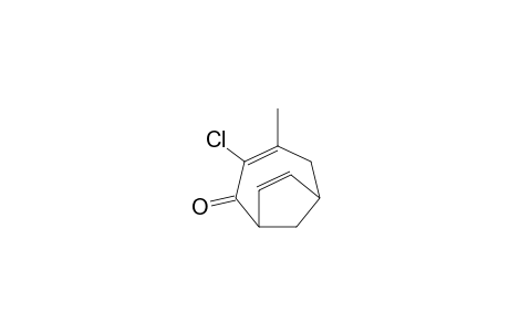 Bicyclo[4.2.1]nona-3,7-dien-2-one, 3-chloro-4-methyl-