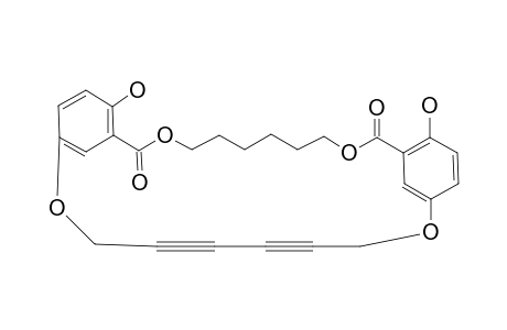 2,9,17,24-TETRAOXA-1,10-DIOXO-[10.8]-METACYCLOPHA-19,21-DIYNE-12,18-DIOL