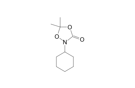 1,4,2-Dioxazolidin-3-one, 2-cyclohexyl-5,5-dimethyl-