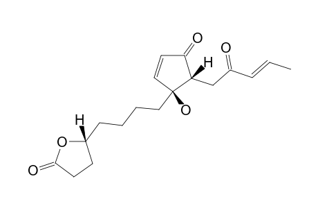 (5-R)-5-(4-{(1-S,5-R)-1-HYDROXY-4-OXO-5-[(3-E)-2-OXOPENT-3-EN-1-YL]-CYCLOPENT-2-EN-1-YL}-BUTYL)-DIHYDROFURAN-2-(3-H)-ONE