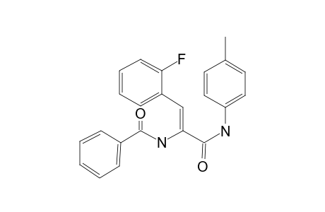 Propenamide, 2-benzoylamino-3-(2-fluorophenyl)-N-(4-tolyl)-