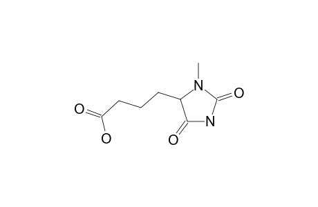 4-(3-Methyl-2,5-dioxo-imidazolidin-4-yl)butanoic acid