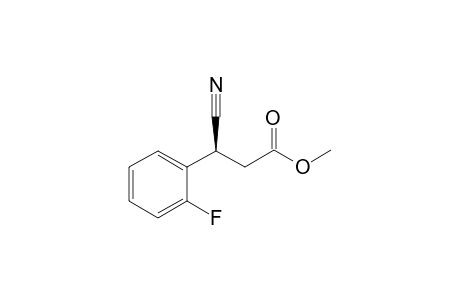 (S)-Methyl 3-cyano-3-(2-fluorophenyl)propanoate