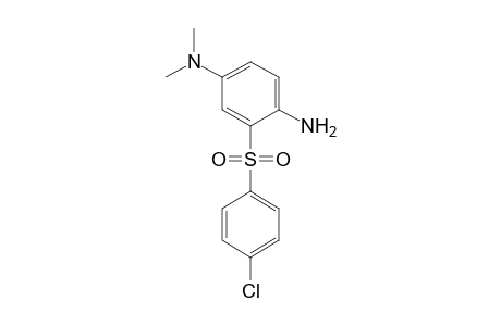 1,4-Benzenediamine, 2-[(4-chlorophenyl)sulfonyl]-N4,N4-dimethyl-