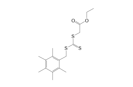 mercaptoacetic acid, ethyl ester, (2,3,4,5,6-pentamethylbenzyl) trithiocarbonate