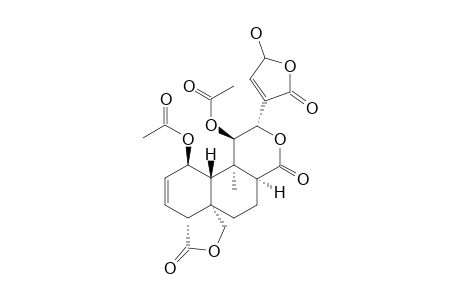 SPLENOLIDE-C;1-BETA,11-BETA-DIACETOXY-15-HYDROXY-TRANS-CLERODA-2,13-DIENO-12,17;15,16;19,18-TRIOLIDE